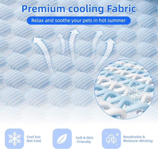 Cooling Dog Mat Memory Foam Bed - Image 4