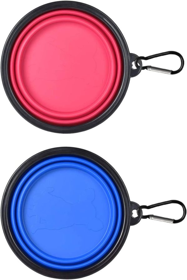 Portable Silicone Collapsible Dog Bowl (2 Pack) - Image 3