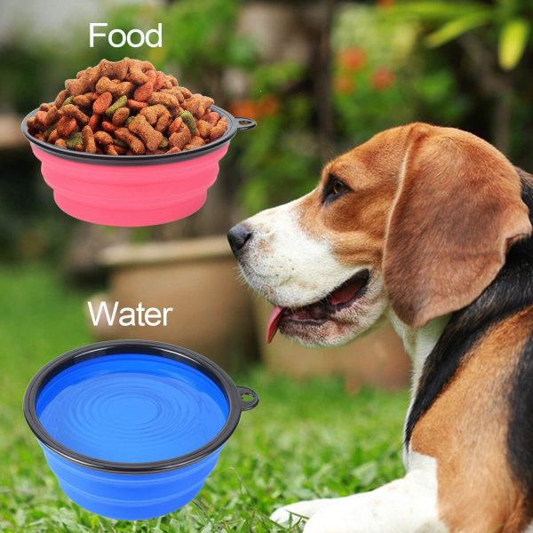 Portable Silicone Collapsible Dog Bowl (2 Pack) - Image 5